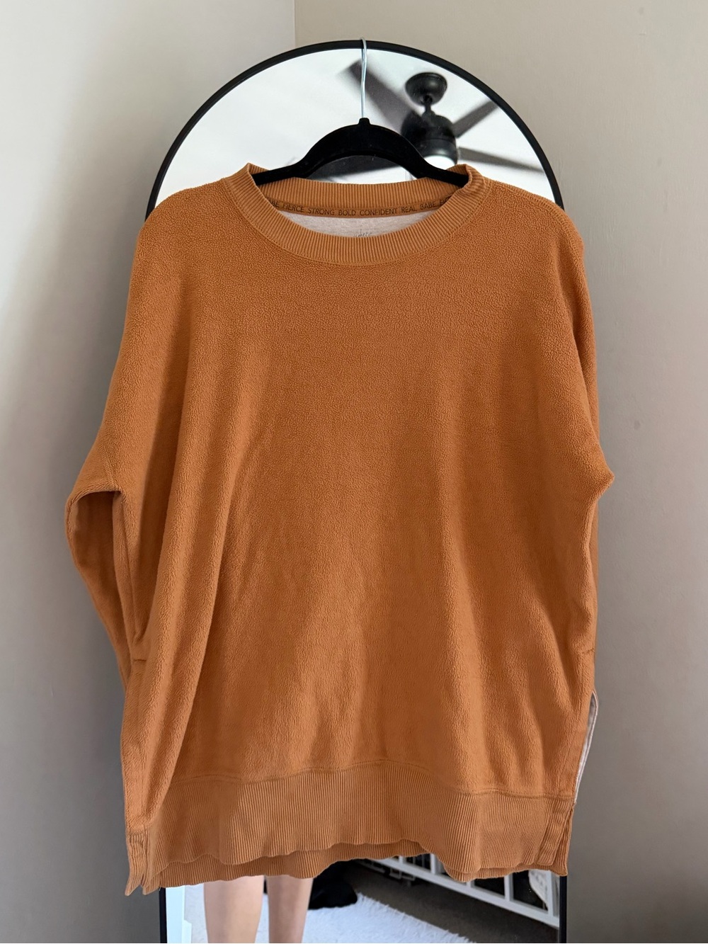 Aerie Rust Orange Crewneck Sweater